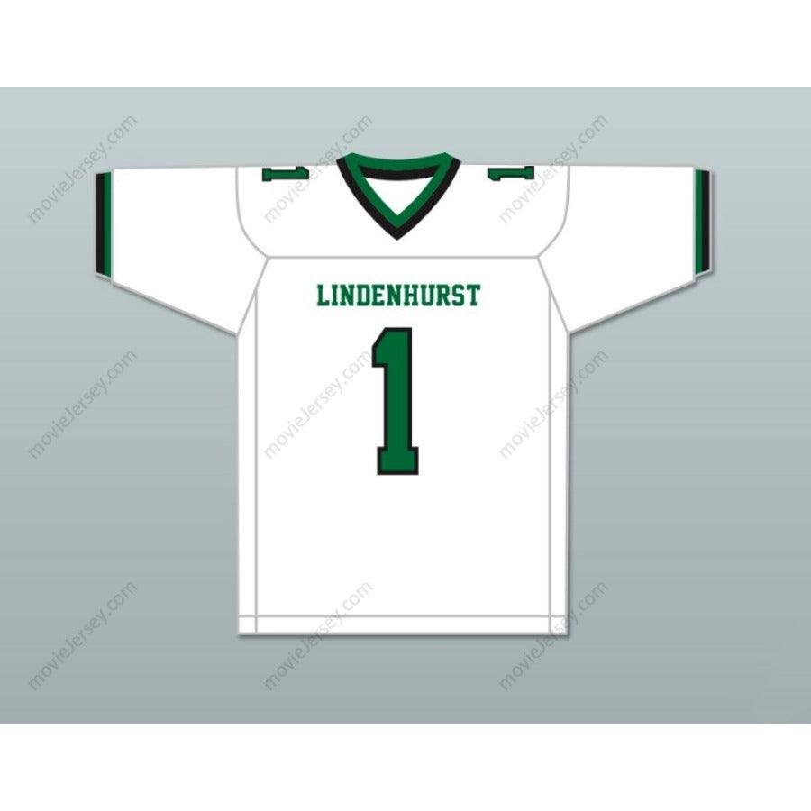 PERSONALIZA CUALQUIER Nombre Número JEREMY RUCKERT 1 LINDENHURST SENIOR HIGH SCHOOL BULLDOGS Camiseta de Fútbol Americana Cosida S-6XL