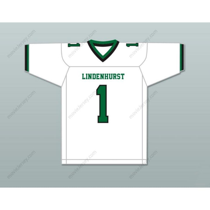 PERSONALIZA CUALQUIER Nombre Número JEREMY RUCKERT 1 LINDENHURST SENIOR HIGH SCHOOL BULLDOGS Camiseta de Fútbol Americana Cosida S-6XL