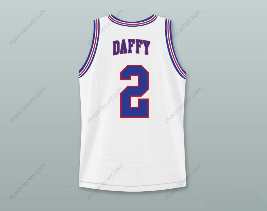 CAMISETA DE BALONCESTO TUNE SQUAD DE PATO LUCAS 2 CON NÚMERO Y NOMBRE PERSONALIZADOS CON PARCHE DE SPACE JAM, Costuras de primera calidad, Tallas S-6XL