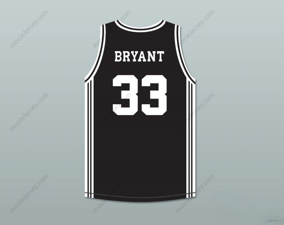 PERSONALIZA Cualquier Nombre Número BRYANT 33 CAMISETA DE BALONCESTO NEGRA ACES DE LA ESCUELA SECUNDARIA LOWER MERION 2 Costuras S-6XL