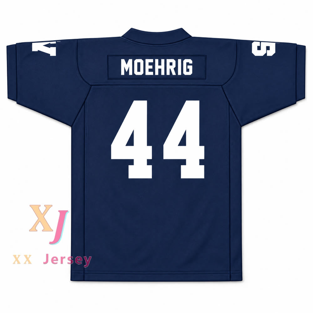 PERSONALIZA CUALQUIER Nombre Número TREVON MOEHRIG 44 SMITHSON VALLEY HIGH SCHOOL RANGERS Camiseta de Fútbol Cosida S-6XL