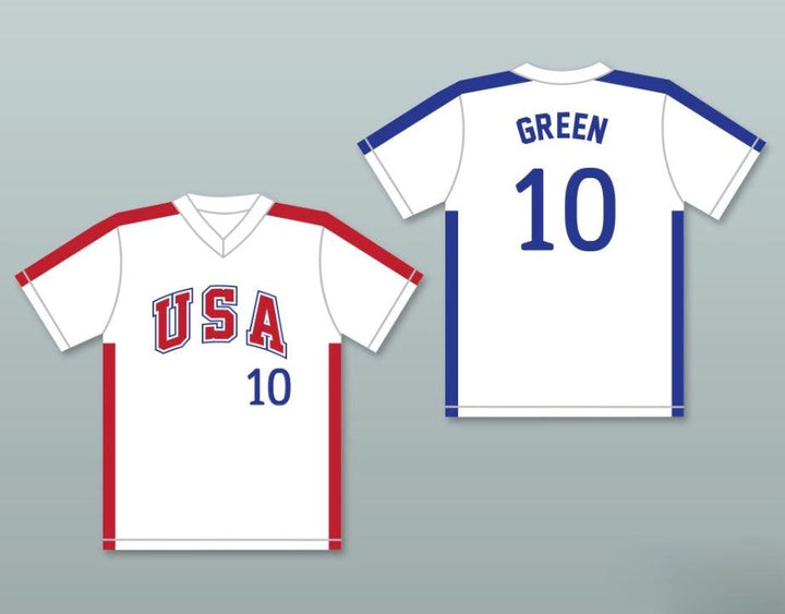 Custom Any Name Number GARY GREEN 10 1984 USA TEAM WHITE BASEBALL JERSEY Top Stitched S-6XL