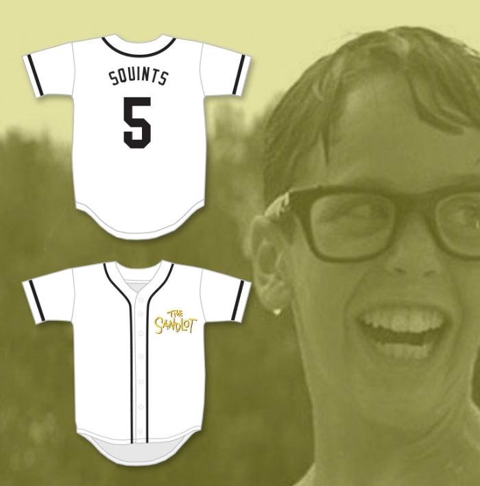 Personalizado Cualquier Nombre Número MICHAEL 'SQUINTS' PALLEDOROUS 5 CAMISETA DE BÉISBOL THE SANDLOT Cosido Superior S-6XL