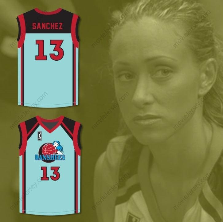 PERSONALIZAR Cualquier Nombre Número TAMMI REISS VICKI SANCHEZ 13 CHARLOTTE BANSHEES CAMISETA DE BALONCESTO LOCAL CON PARCHE WUBA JUWANNA MANN Cosido en la parte superior S-6XL