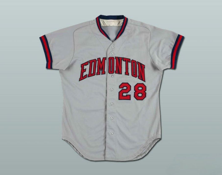 Camiseta de béisbol EDMONTON TRAPPERS con nombre y número personalizados, CUALQUIER JUGADOR O NÚMERO, NUEVA, cosida, tallas S-6XL
