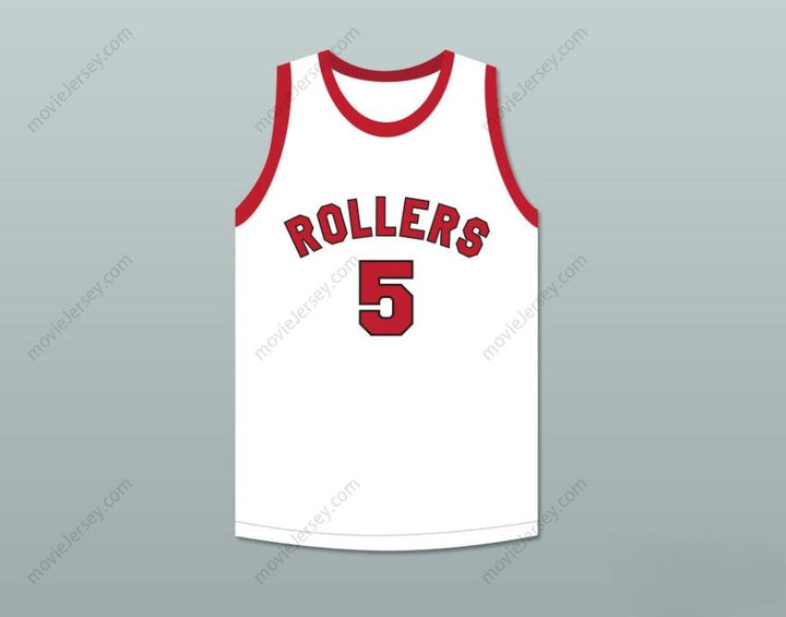 CAMISETA DE BALONCESTO BLANCA KENNY SAILORS 5 PROVIDENCE STEAMROLLERS Con CUALQUIER Nombre Número Cosida 3 Arriba Tallas S-6XL
