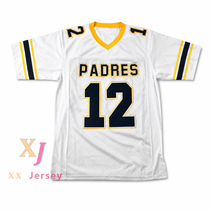 Tom Brady 12 Junipero Serra Padres High School Football Jersey — front view