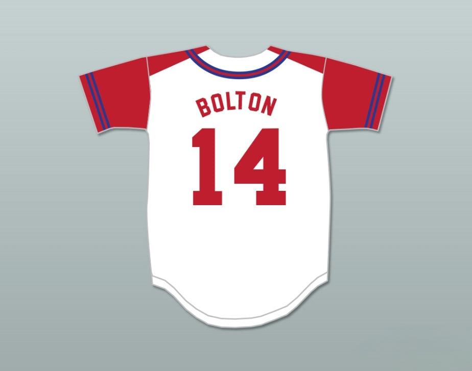 Personalizado Cualquier Nombre Número TROY BOLTON 14 EAST HIGH SCHOOL WILDCATS BÉISBOL CAMISETA DISEÑO 2 Costura Superior S-6XL