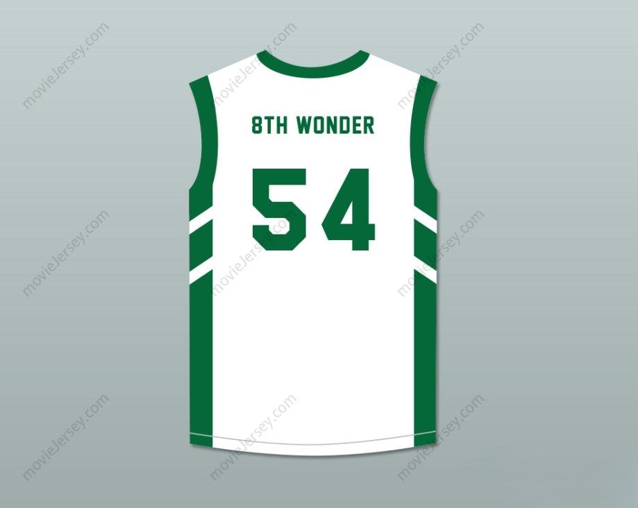 PERSONALIZA CUALQUIER Nombre Número ANTOINE '8TH WONDER' SCOTT 54 CAMISETA DE BALONCESTO BLANCA DENNIS RODMAN'S BIG BANG IN PYONGYANG Costuras Superiores S-6XL