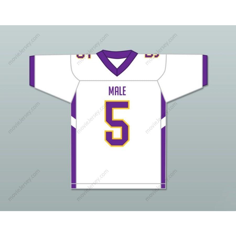 PERSONALIZA Cualquier Nombre Número NATE HOBBS 5 Camiseta de Fútbol Masculina de Secundaria BULLDOGS Cosida Tallas S-6XL