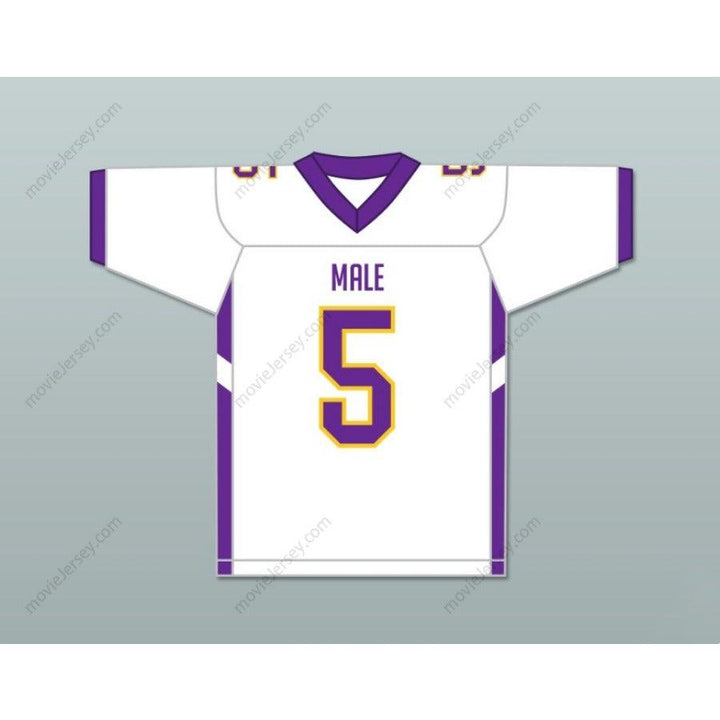 PERSONALIZA Cualquier Nombre Número NATE HOBBS 5 Camiseta de Fútbol Masculina de Secundaria BULLDOGS Cosida Tallas S-6XL