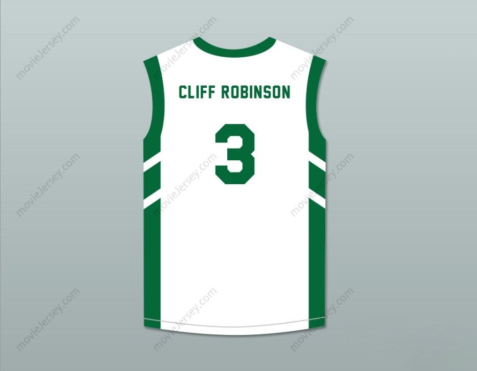 PERSONALIZA Cualquier Nombre Número CLIFF ROBINSON 3 CAMISETA DE BALONCESTO BLANCA BIG BANG DE DENNIS RODMAN EN PIONYANG Cosida Tallas S-6XL