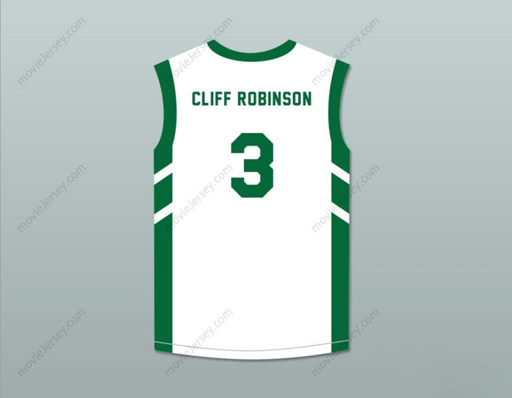 PERSONALIZA Cualquier Nombre Número CLIFF ROBINSON 3 CAMISETA DE BALONCESTO BLANCA BIG BANG DE DENNIS RODMAN EN PIONYANG Cosida Tallas S-6XL