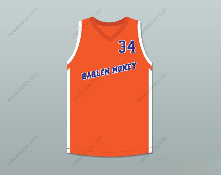 CUSTOM ANY Name Number BIG FELLA 34 HARLEM MONEY BASKETBALL JERSEY UNCLE DREW Top Stitched S-6XL