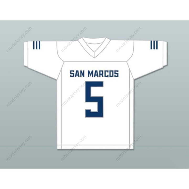 PERSONALIZA Cualquier Nombre Número TERRELL BURGESS 5 CAMISETA DE FÚTBOL Knights de SAN MARCOS HIGH SCHOOL Cosida Tallas S-6XL