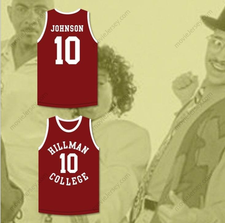 CUSTOM ANY Name Number DARRYL M. BELL RONALD 'RON' JOHNSON 10 HILLMAN COLLEGE MAROON BASKETBALL JERSEY A DIFFERENT WORLD Top Stitched S-6XL