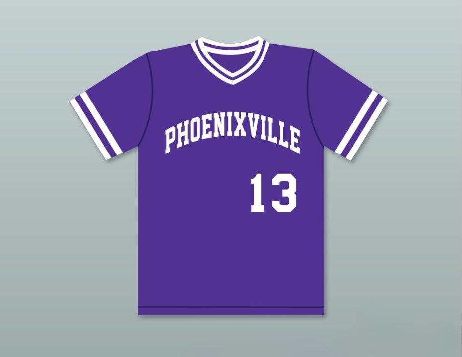 Custom Any Name Number MIKE PIAZZA 13  AREA HIGH SCHOOL PHANTOMS PURPLE BASEBALL JERSEY 3 Top Stitched S-6XL