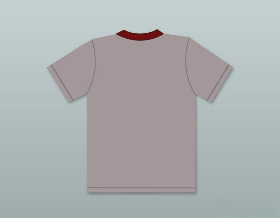 Camiseta de béisbol gris con número y nombre personalizados MR. BURNS DEL EQUIPO DE SÓFTBOL DE LA CENTRAL NUCLEAR. Tallas S-6XL con costuras.