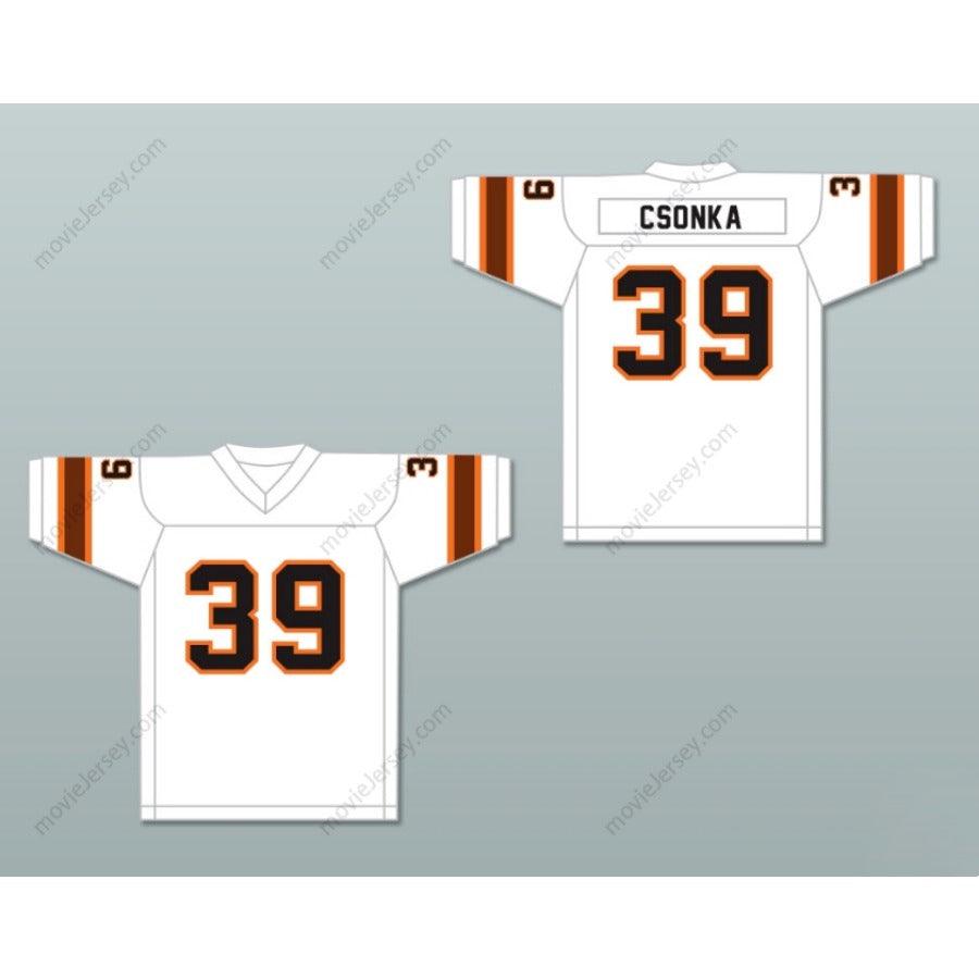 PERSONALIZADO CUALQUIER Nombre Número 1974-75 WFL LARRY CSONKA 39 MEMPHIS GRIZZLIES ROAD Camiseta de fútbol Cosido S-6XL
