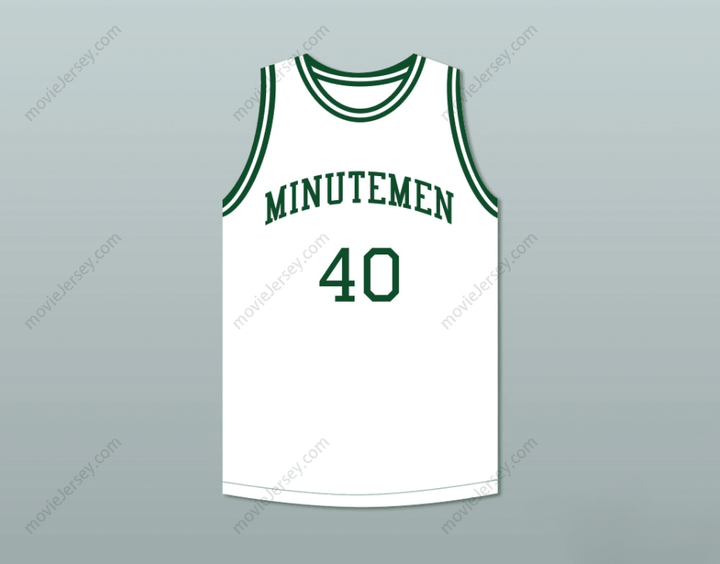 CUSTOM ANY Name Number SHAWN KEMP 40 CONCORD MINUTEMEN HIGH SCHOOL HOME BASKETBALL JERSEY Top Stitched S-6XL