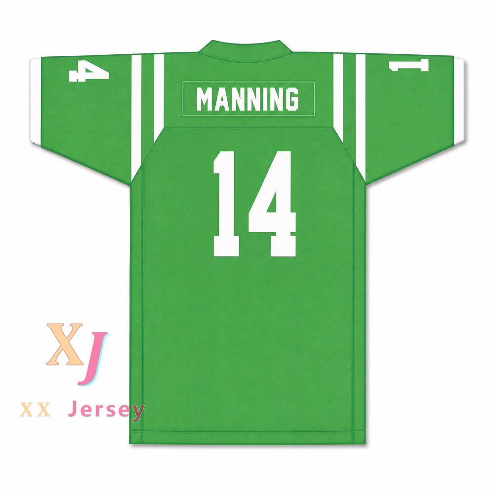 CUSTOM Name VERSION ELI MANNING 14 ISIDORE NEWMAN HIGH SCHOOL FOOTBALL JERSEY Top Stitched S-6XL