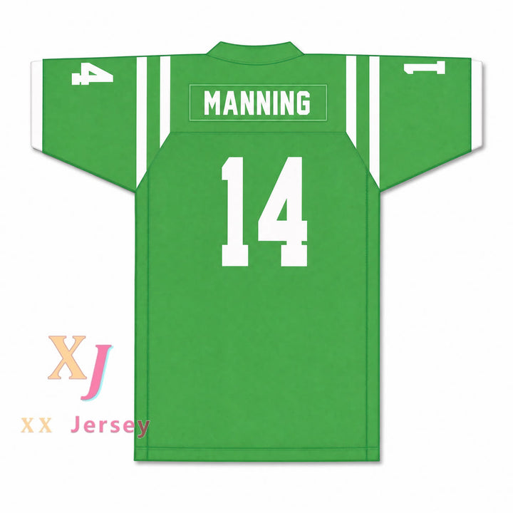 CUSTOM Name VERSION ELI MANNING 14 ISIDORE NEWMAN HIGH SCHOOL FOOTBALL JERSEY Top Stitched S-6XL
