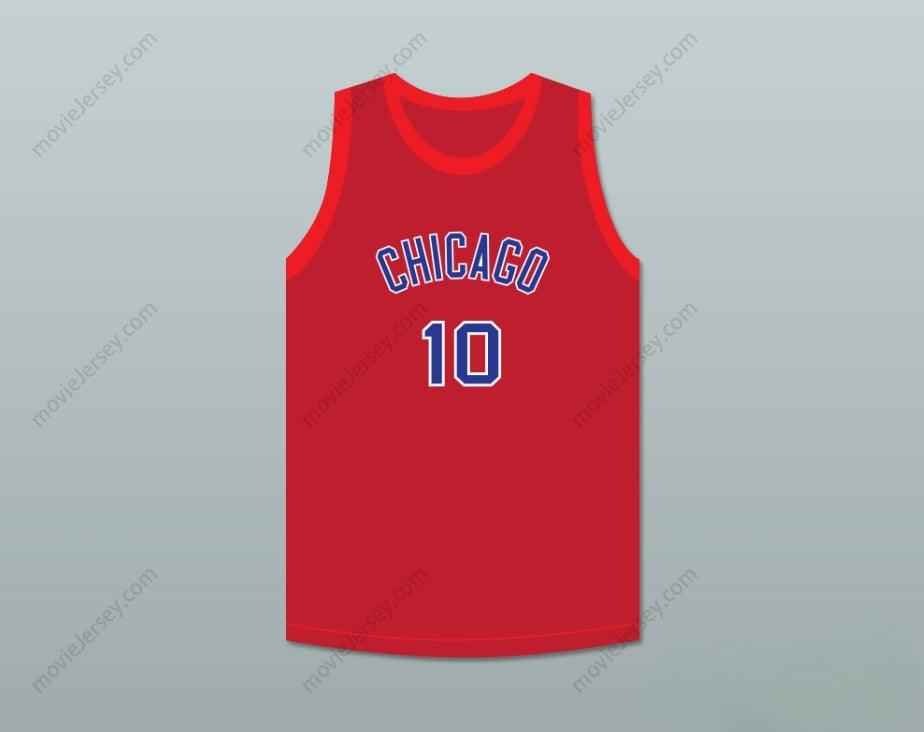 CUSTOM ANY Name Number MAX ZASLOFSKY 10 CHICAGO STAGS RED BASKETBALL JERSEY Top Stitched S-6XL
