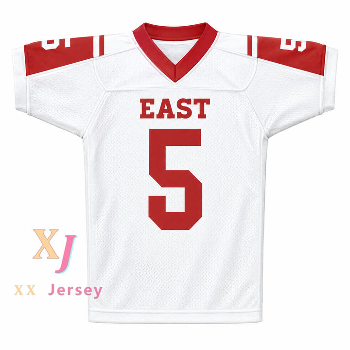 Custom Vince Howard 5 East Dillon Lions Football Jersey