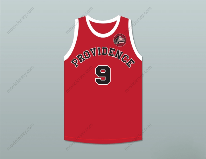CUSTOM ANY Name Number BOB HUBBARD 9 PROVIDENCE STEAMROLLERS RED BASKETBALL JERSEY WITH PATCH Top Stitched S-6XL