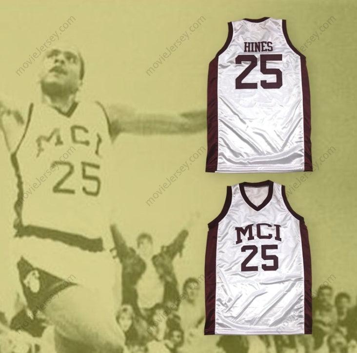 PERSONALIZA cualquier Nombre Número KARLTON 'DUNKIN' HINES 25 Camiseta de Baloncesto MCI Cosida Tallas S-6XL