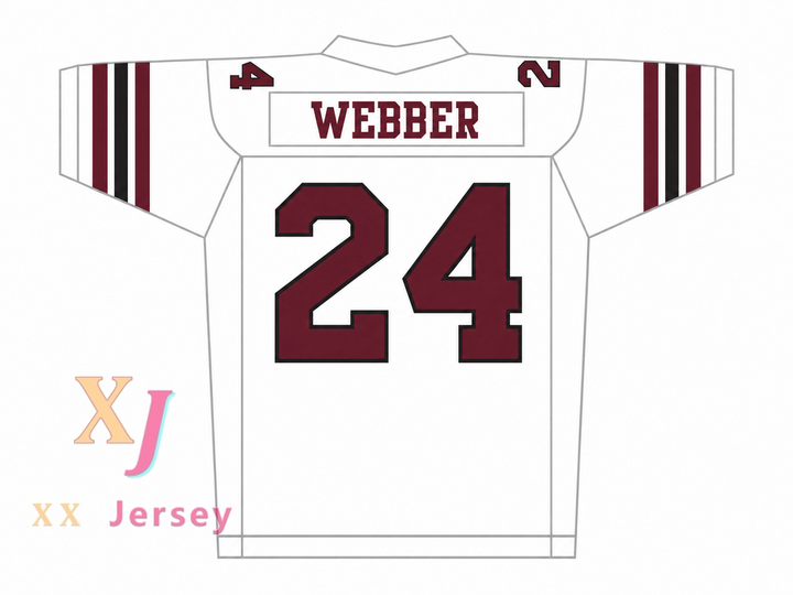 Custom Jamal Webber 24 Boston Rebels Football Jersey