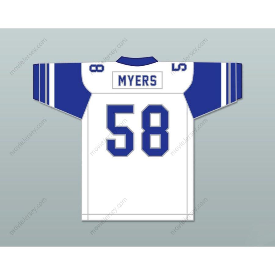 PERSONALIZA Cualquier Nombre Número JOSH MYERS 58 Camiseta de Fútbol de Preparatoria con Costuras S-6XL