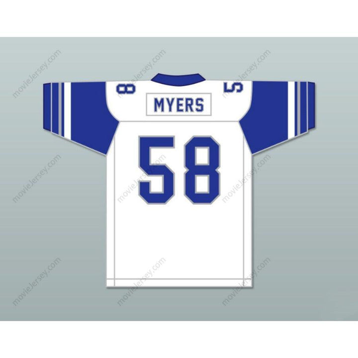PERSONALIZA Cualquier Nombre Número JOSH MYERS 58 Camiseta de Fútbol de Preparatoria con Costuras S-6XL