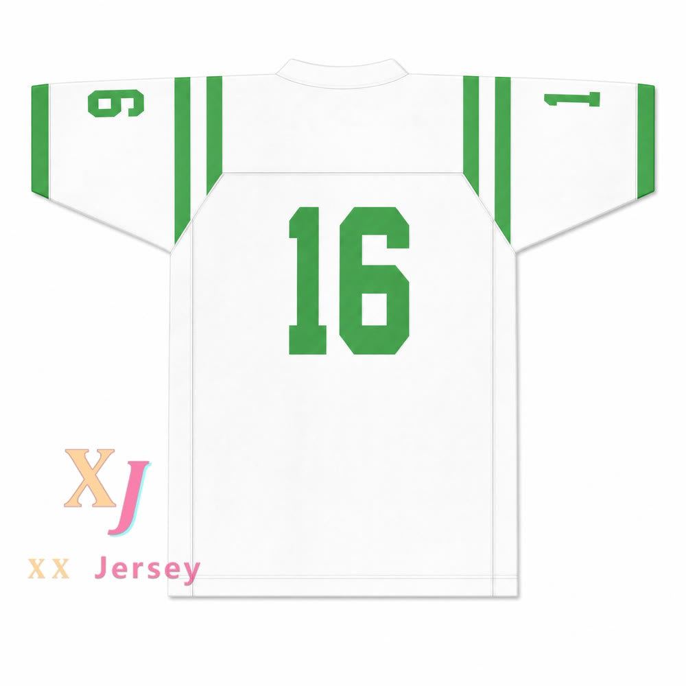Isidore Newman High School 16 Football Jersey — white back view