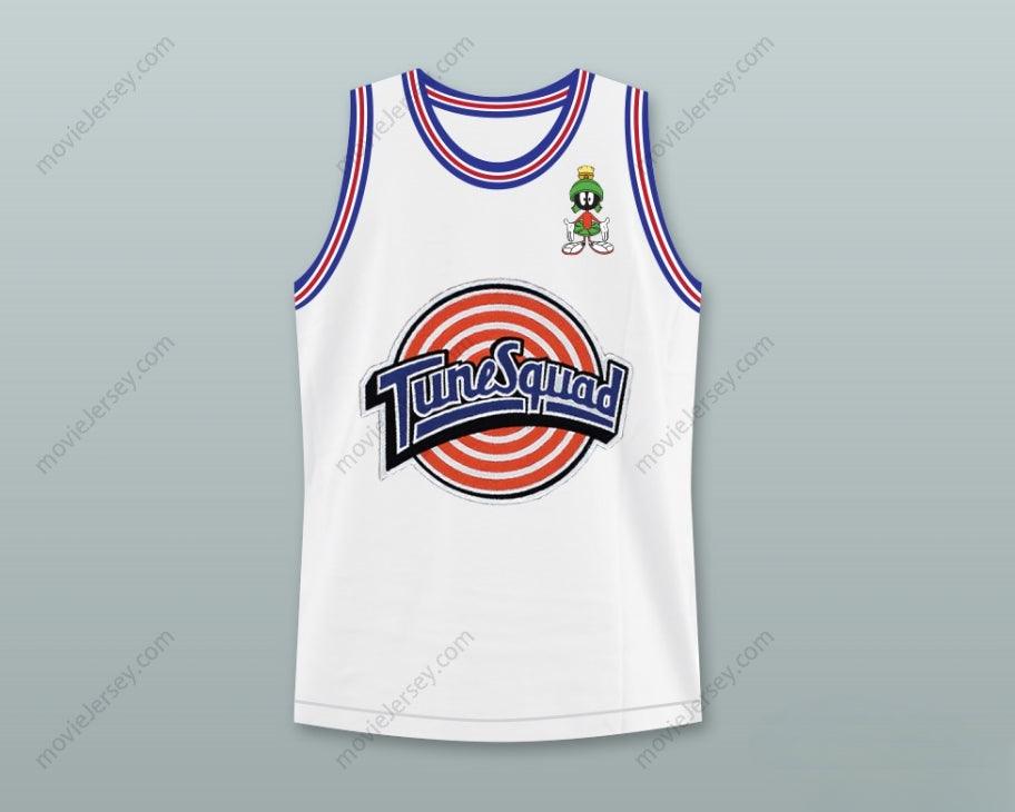 CAMISETA DE BALONCESTO PERSONALIZADA CON CUALQUIER NOMBRE Y NÚMERO SPACE JAM MARVIN EL MARCIANO 09 TUNE SQUAD CON PARCHE DE MARVIN EL MARCIANO Cosido Tallas S-6XL