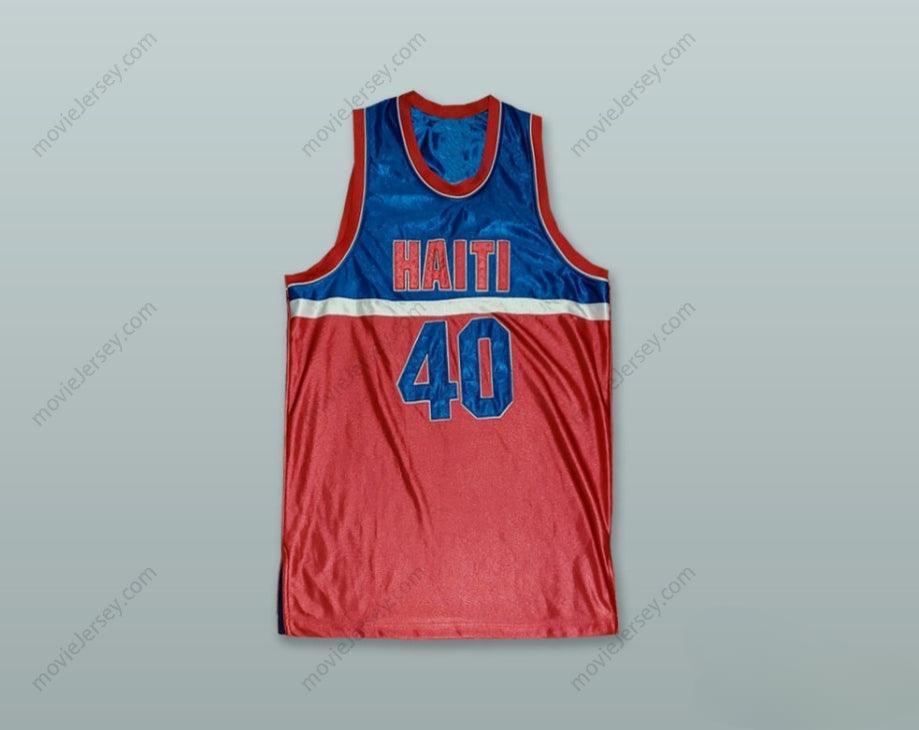 CUSTOM ANY Name Number HAITI 40 RED BASKETBALL JERSEY Top Stitched S-6XL