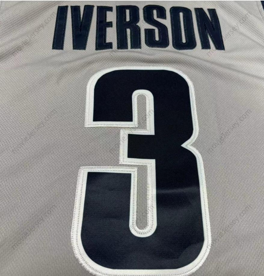 Camiseta de baloncesto retro cosida de Allen Iverson #3 Bethel High School