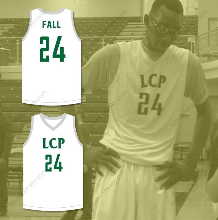 CUSTOM ANY Name Number TACKO FALL 24   WHITE BASKETBALL JERSEY Top Stitched S-6XL
