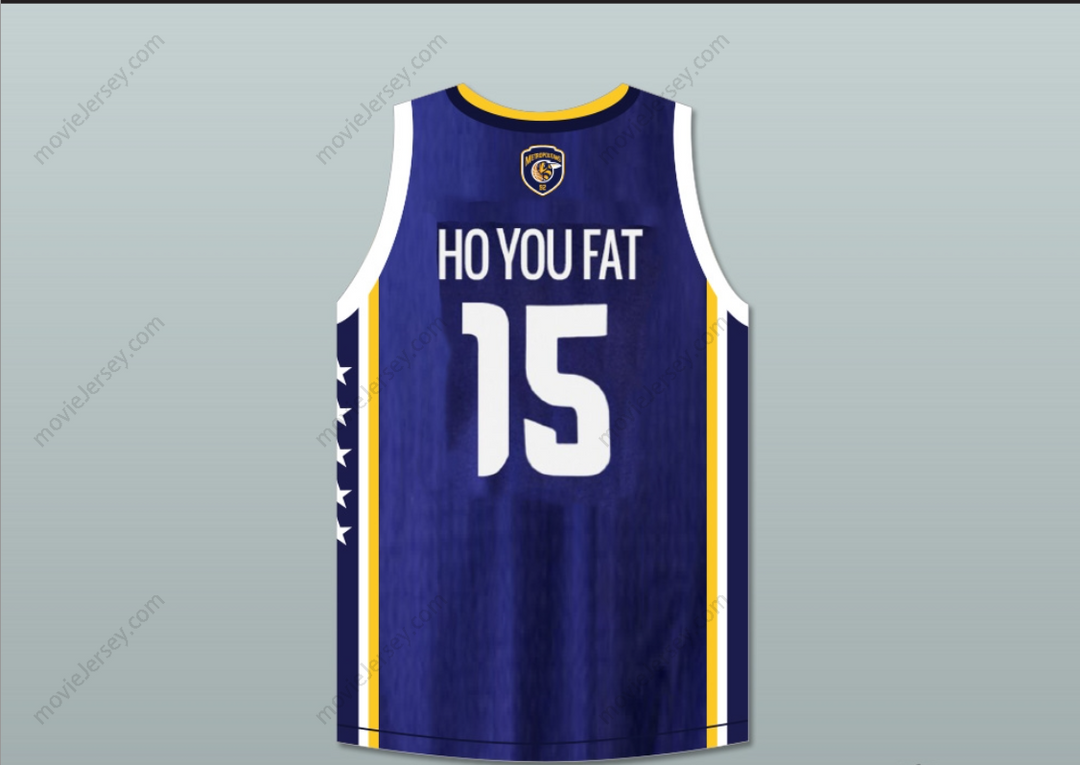 Custom Any Name Number Steeve Ho You Fat 15 Metropolitans 92 Navy Blue Basketball Jersey 1 Top Stitched S-6XL