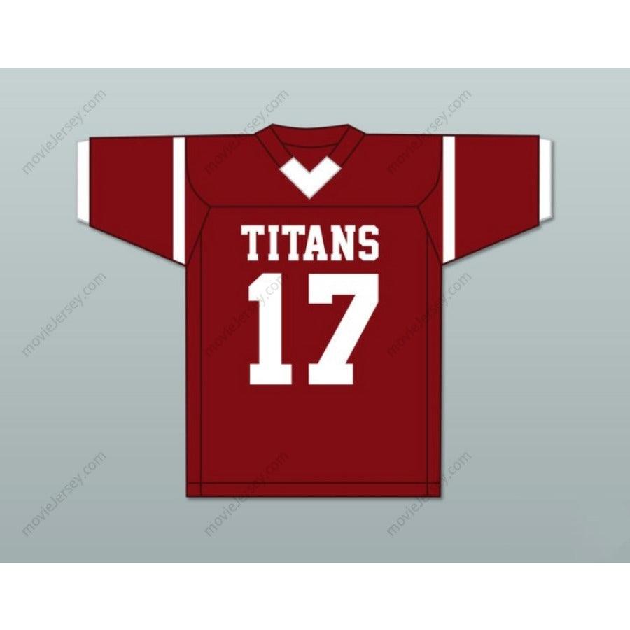 Personaliza Cualquier Nombre y Número DEVONTE WYATT 17 Camiseta de Fútbol de los TITANS de TOWERS HIGH SCHOOL, Cosido, Tallas S-6XL