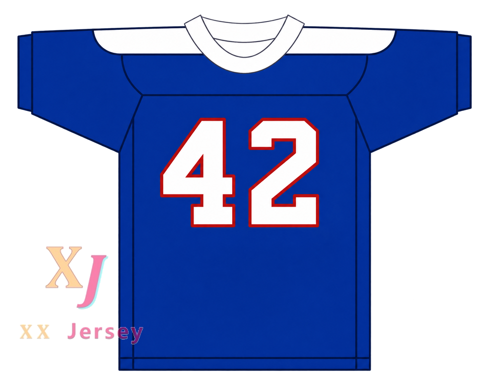 Custom Sid Luckman 42 Erasmus Hall High School Football Jersey