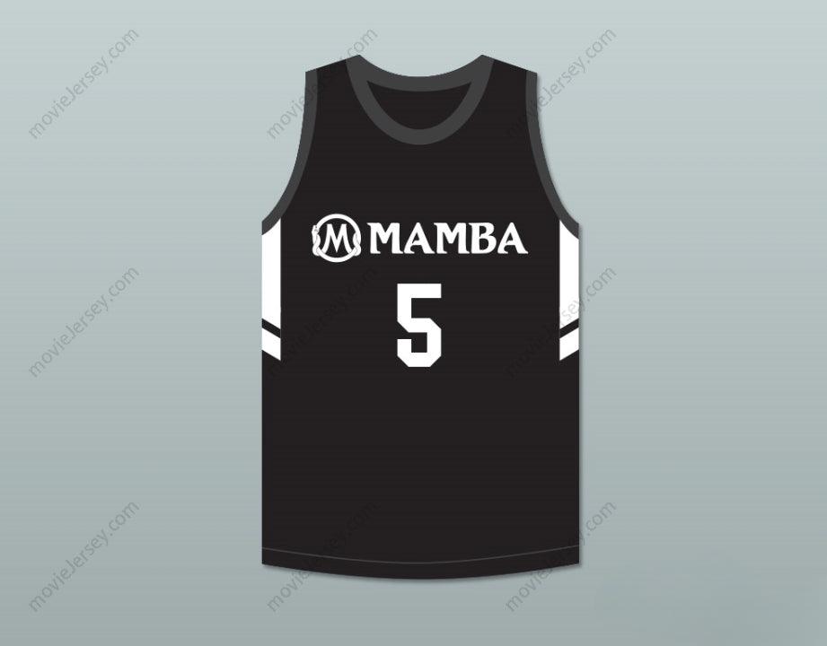CUSTOM ANY Name Number ALYSSA 5 MAMBA BALLERS BLACK BASKETBALL JERSEY VERSION 3 Top Stitched S-6XL