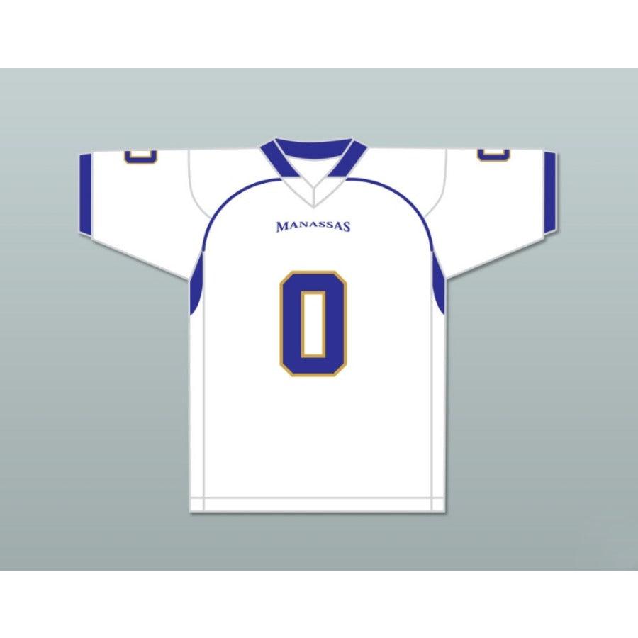 CAMISETA de fútbol CUSTOMIZADA con Cualquier Nombre y Número CHAVIS DANIELS 0 MANASSAS TIGERS HIGH SCHOOL Cosida Tallas S-6XL