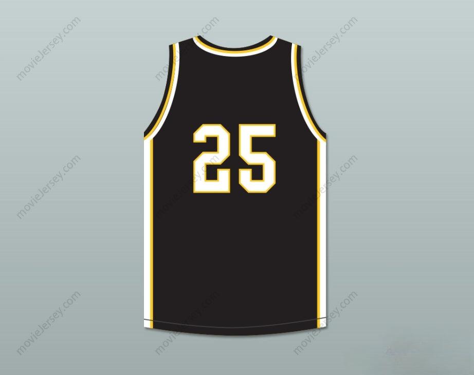 PERSONALIZADA cualquier nombre número DWYANE WADE 25 HAROLD L. RICHARDS HIGH SCHOOL BULLDOGS CAMISETA DE BALONCESTO NEGRA 3 costuras superiores S-6XL