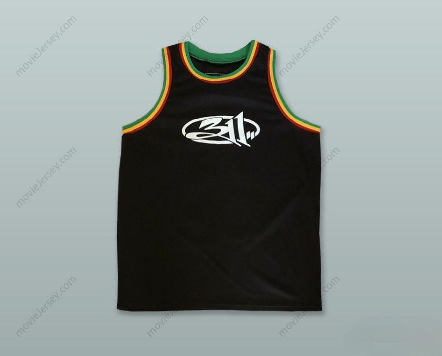 PERSONALIZA Cualquier Nombre Número 311 TRES 11 NEGRO CAMISETA DE BALONCESTO Cosida Tallas S-6XL