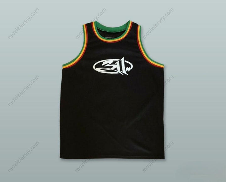 PERSONALIZA Cualquier Nombre Número 311 TRES 11 NEGRO CAMISETA DE BALONCESTO Cosida Tallas S-6XL