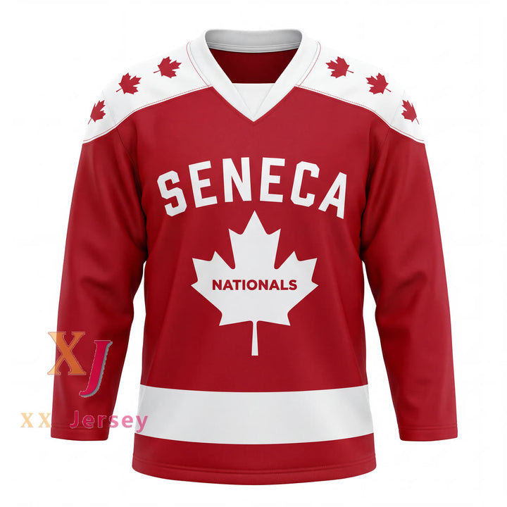 Custom Any Name Number Wayne Gretzky 99 Seneca Nationals Hockey Jersey Metro Junior B Hockey League Top Stitched S-6XL