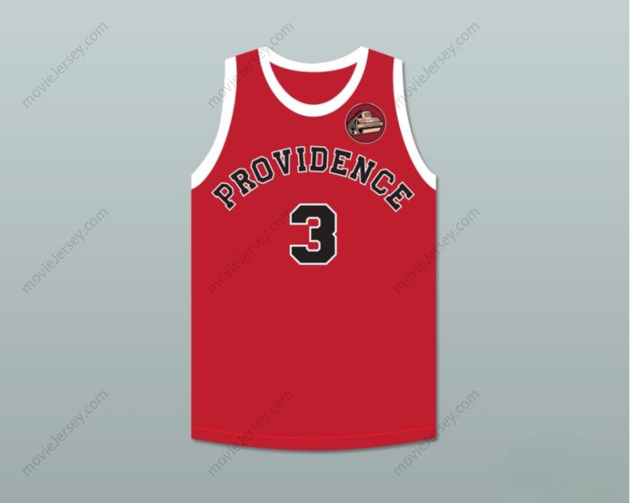 CUSTOM ANY Name Number ERNIE CALVERLEY 3 PROVIDENCE STEAMROLLERS RED BASKETBALL JERSEY WITH PATCH Top Stitched S-6XL