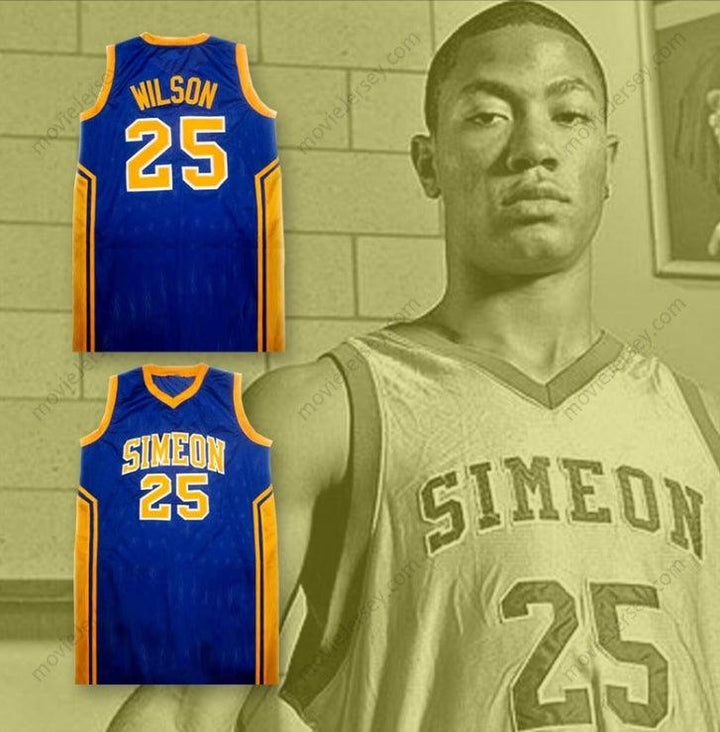 PERSONALIZA CUALQUIER Nombre Número BEN WILSON 25 CAMISETA BALONCESTO SIMEON HIGH SCHOOL NUEVA COSIDA A MANO Top Stitched S-6XL