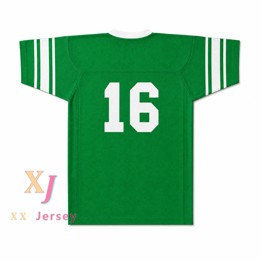 Isidore Newman High School 16 Football Jersey — green back view